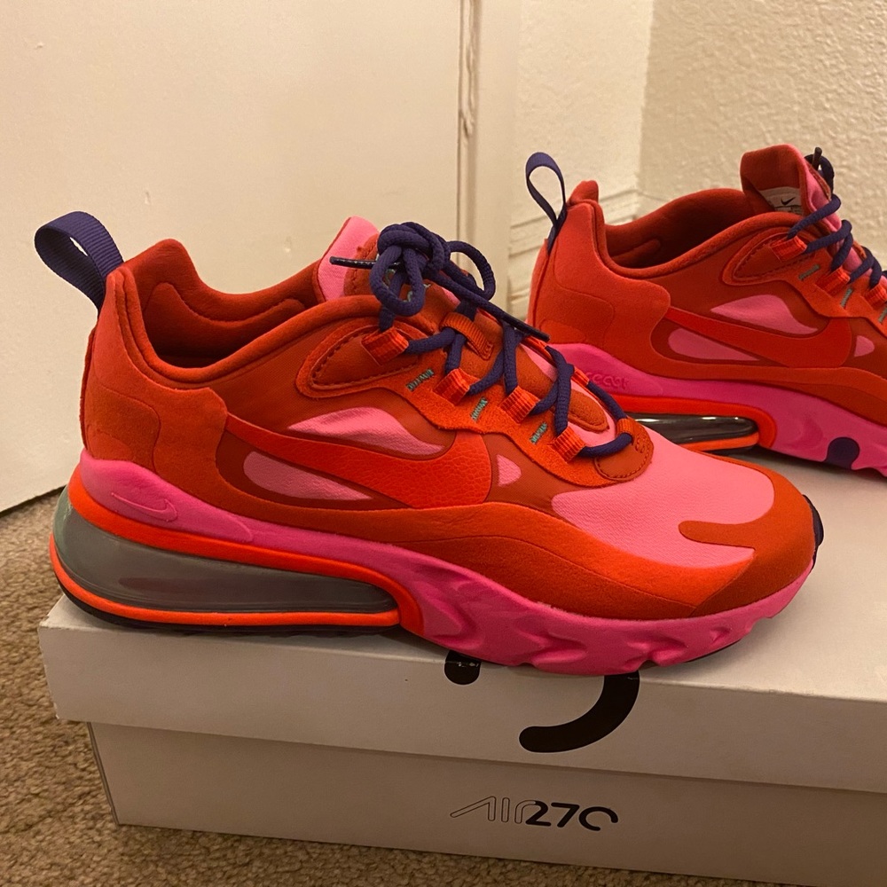 Air Max 270 React (Women) Mystic Red / Bright Crimson